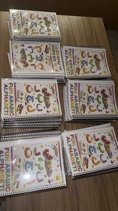 Kids Arabic Alphabet Writing Book