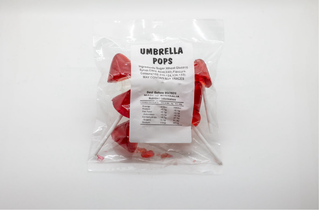 Umbrella Lolly Pops 200g