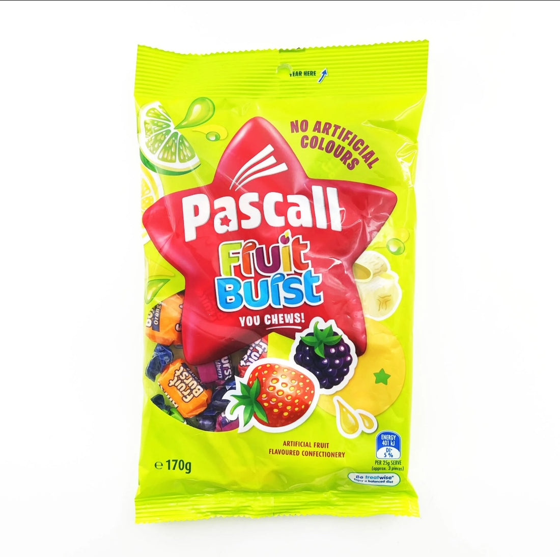 Pascall Fruit Burst Bag 170g